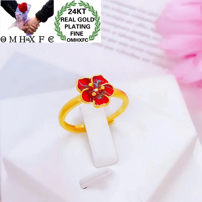 

OMHXFC ювелирные изделия оптовая продажа YM168 Европейская мода горячая красивая женщина девушка вечерние день рождения свадебный подарок пион ...