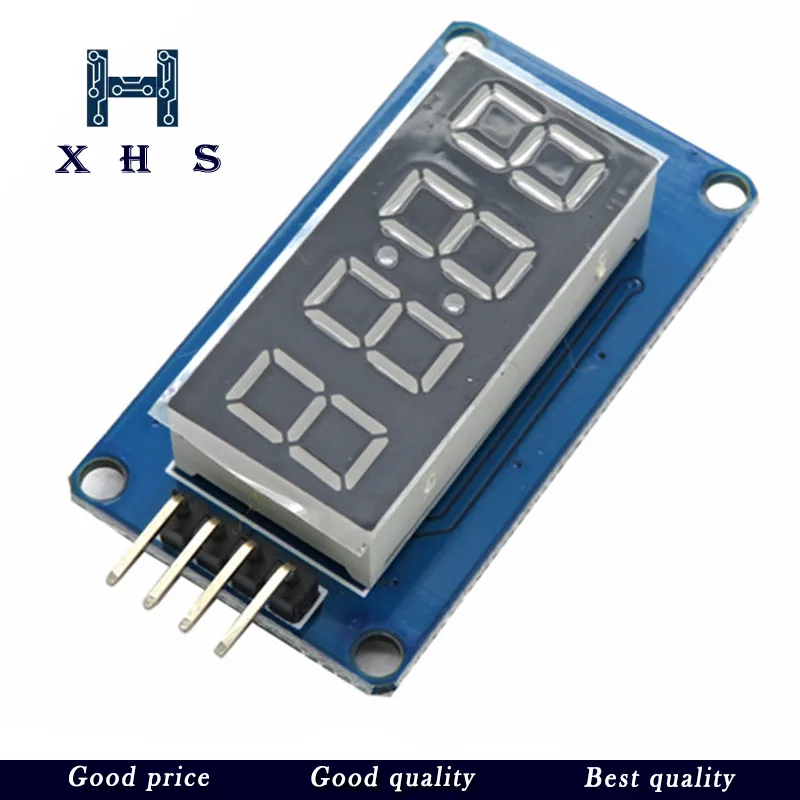 Модуль цифросветодиодный светодиодного дисплея TM1637 4 бита для arduino 7 сегментов 0 36