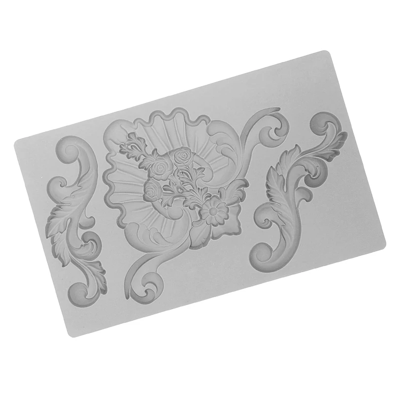 Английский садовый Тотем рельефная силиконовая форма для украшения торта