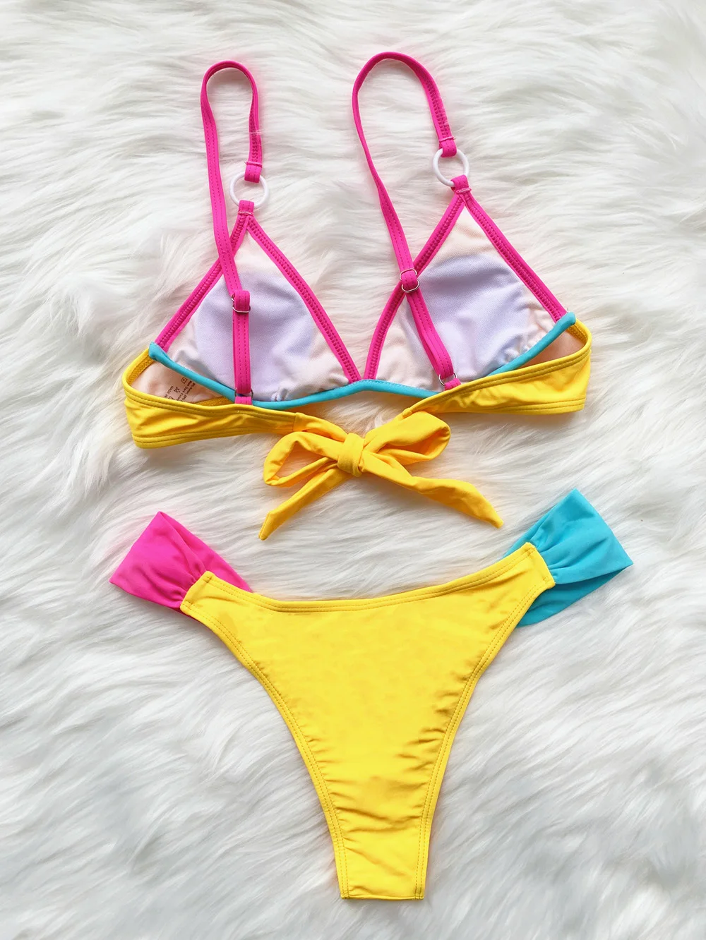 

Women Swimwear Two-pieces Bikini set New Sexy High Cut Bikini Female Swimsuit Bather Bathing Suit Swim Lady