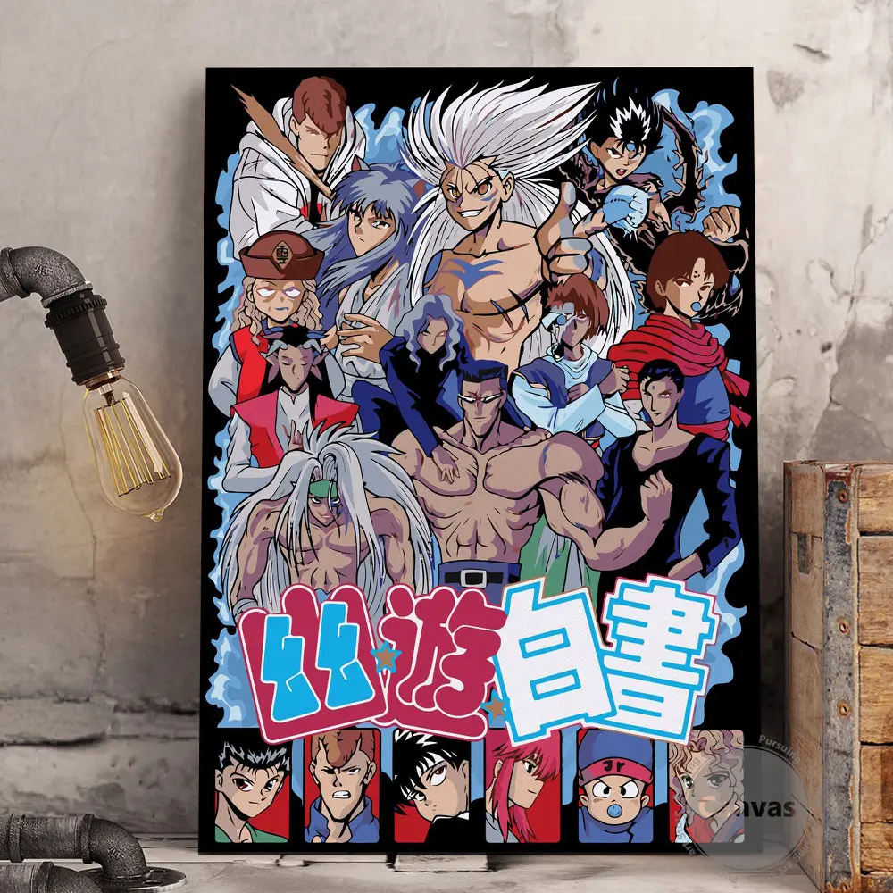 

Anime YuYu Hakusho Canvas Manga Decoration Prints Poster wall decor Pictures Home Decor Living room Bedroom Art Painting