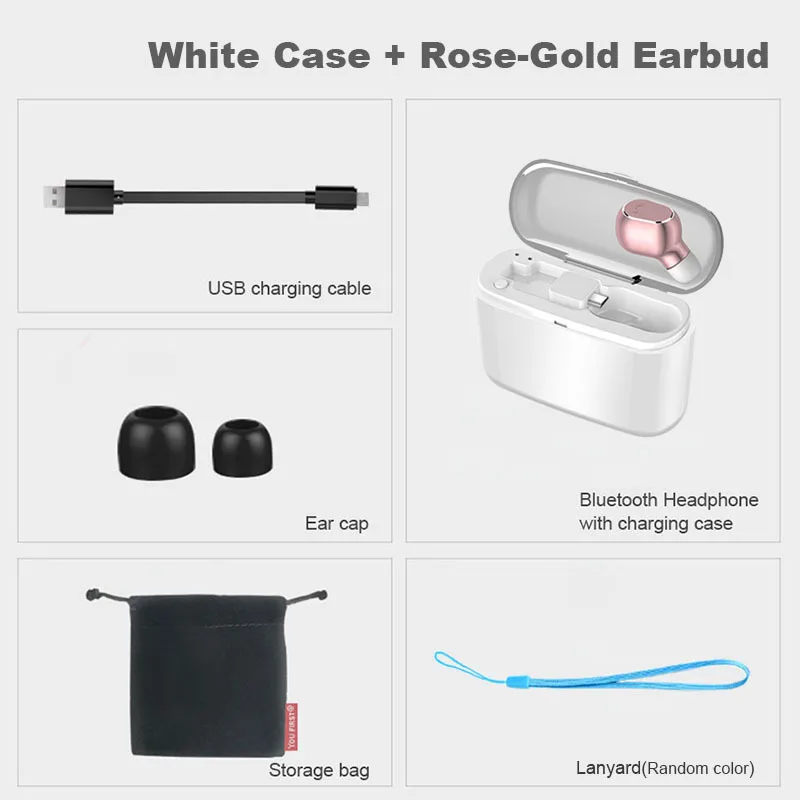 M8 TWS Bluetooth V5.0 беспроводные наушники, стерео спортивные наушники с зарядной коробкой, водонепроницаемые наушники для вождения, Длинные наушники в режиме ожидания - Цвет: With Charging Box