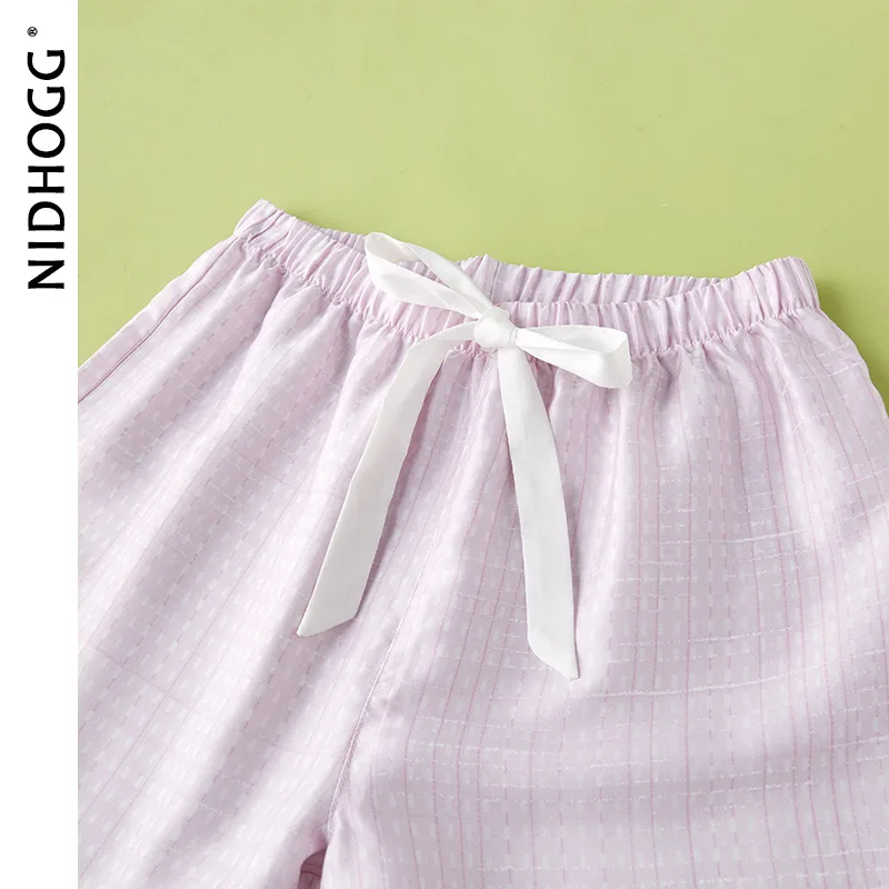 Новинка 2020 простая розовая пижама с короткими рукавами шорты летняя Пижама