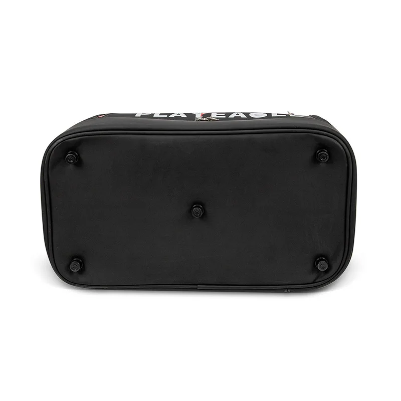 PLAYEAGLE Large Capacity Golf Clothing & Shoes Boston Bag with Long Strap/Hand-holding Waterproof Matte PU Travel Duffle Bag