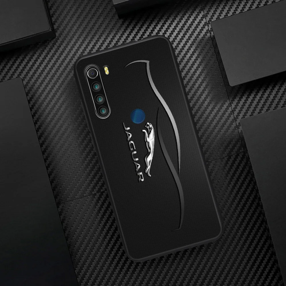 

Jaguars Car Logo Phone Case Cover Hull For XIAOMI Redmi 7 7A 8 8A 9 9C Note 6 7 8 9 9S K20 Pro K30 black Cover Painting Coque