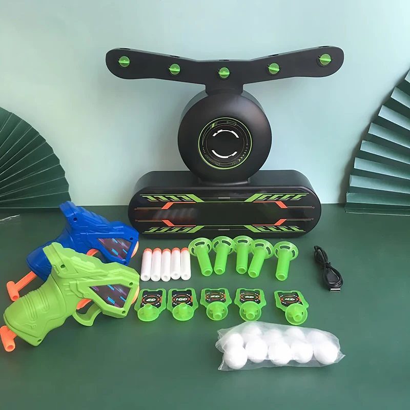 

Air Target Shooting Game Neutral Plastic Luminous Suspension Target Practice Toys Flying Ball Interesting Shooting Game Toy