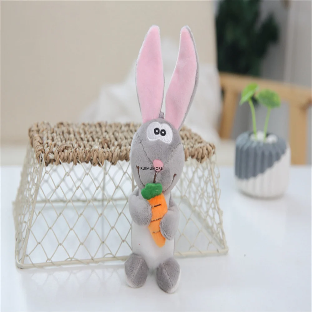 

Long Rabbit 20-22CM Plush TOY New Accessories Stuffed Little Doll Gift Keychain Cartoon Animals Child Toys Comforting Gift