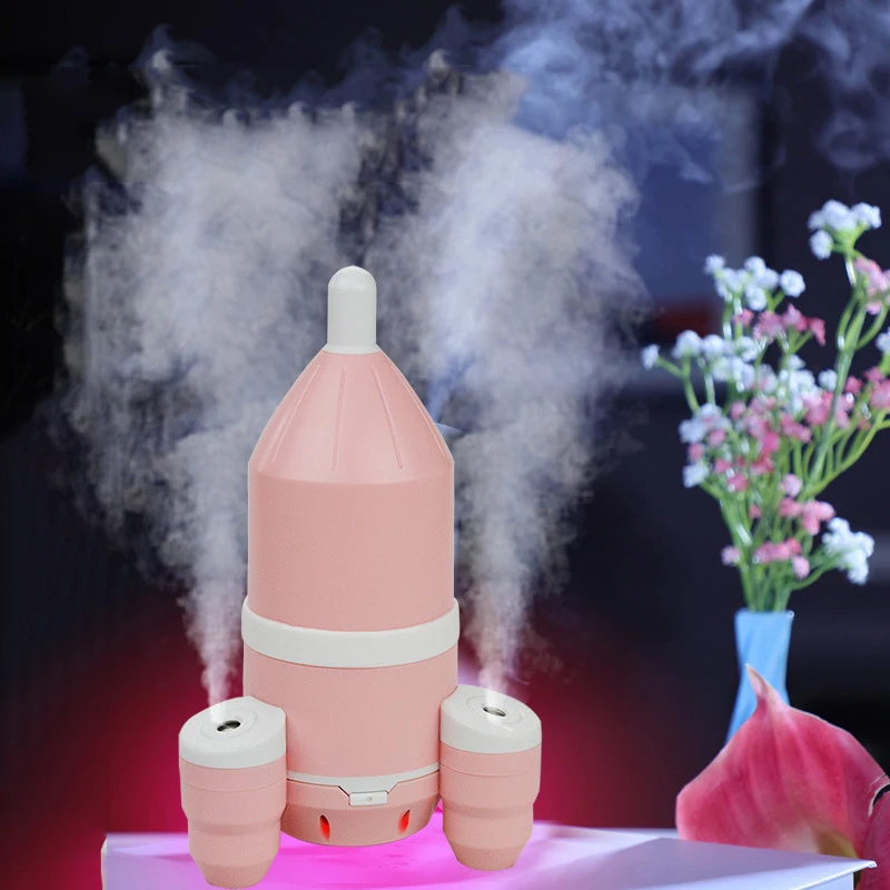 Компактный увлажнитель воздуха в форме ракеты USB Ультразвуковой очиститель