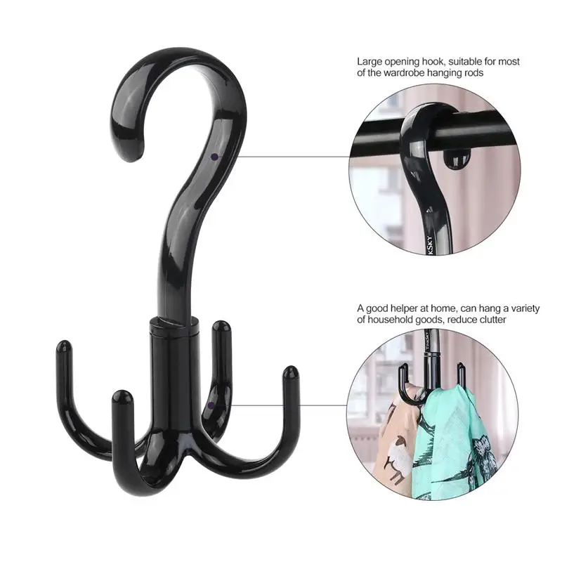 3 шт. вращающаяся на 360 градусов стойка для галстука с четырьмя когтями пояс