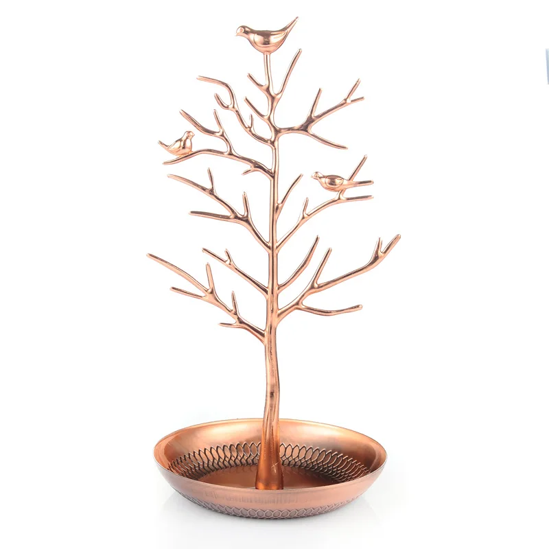 

Gretive Jewelry display stand rack tree bird stand iron necklace earring rack bracelet fashion storage box WJ606