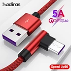 Сверхбыстрый зарядный кабель 5A USB C для Huawei P30 P20 Lite Xiaomi Mi 9 9T, USB Type C кабель для Samsung S8 S9 S10, зарядное устройство для телефона