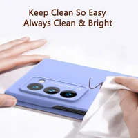 Silicone Phone Bag Case For Samsung Galaxy Fold Case Silicon Smartphone Accessories Ultra-Thin Shockproof Bumper Case