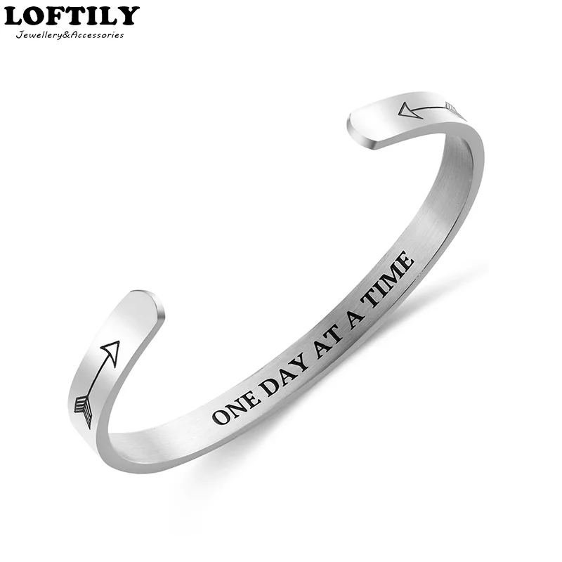 

6mm Stainless Steel Cuff Bracelet Bangles Jewelry Gift for Man Women Lover Jewelry Engraved You are Magic Mantra Bracelet