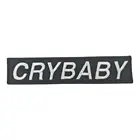 CRYBABY пользовательский текст хиппи вышитый утюгом патч тканевые наклейки для куртки жилета