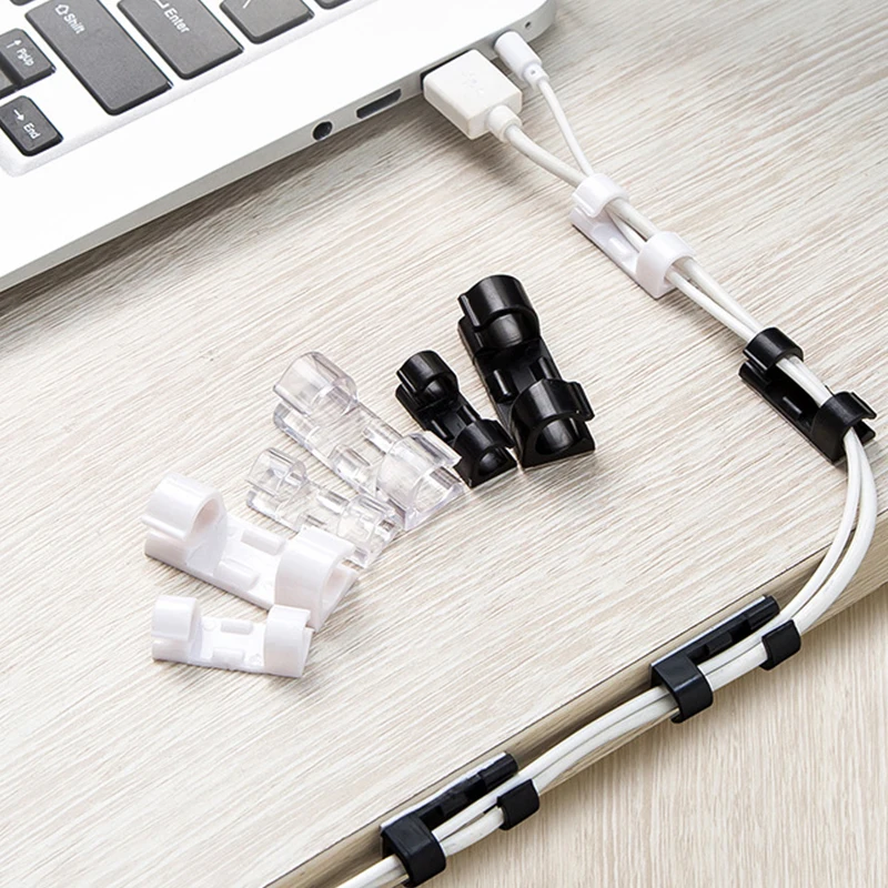Wire Retainer Cable Organizer Data Buckle Wall Nail-Free Storage Management Clip Network Routing Artifact | Электроника