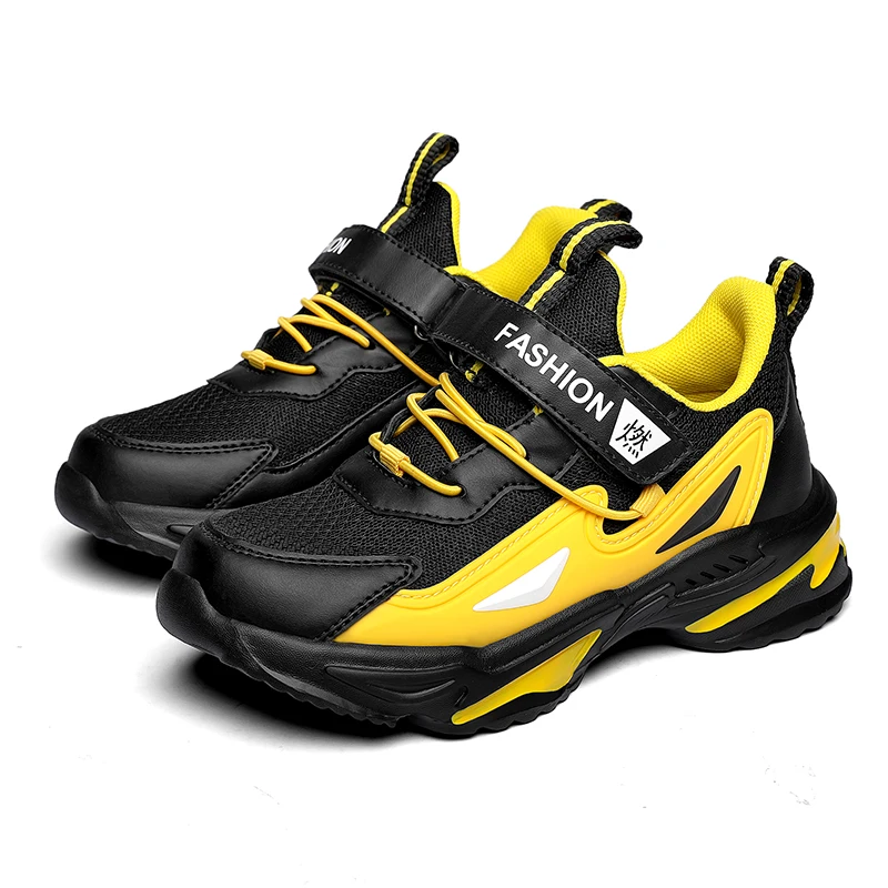 

Child Fashion Sneaker Boys Mesh Breathable Casual Running Tennis Sport Shoes Lightweight Walking Footwear Non Slip Plus Size