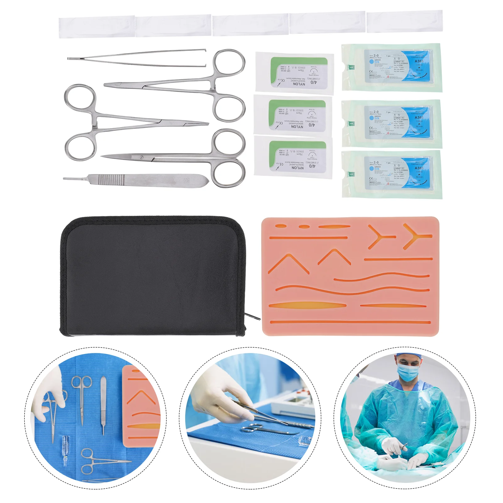 

Реалистичные материалы для тренировки швов, модуль швов, биологический инструмент для рассеивания