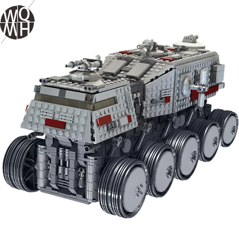 

MOC new space transport vehicle armored car amphibious vehicle planet element building blockbrick toy kid gift christmas toy