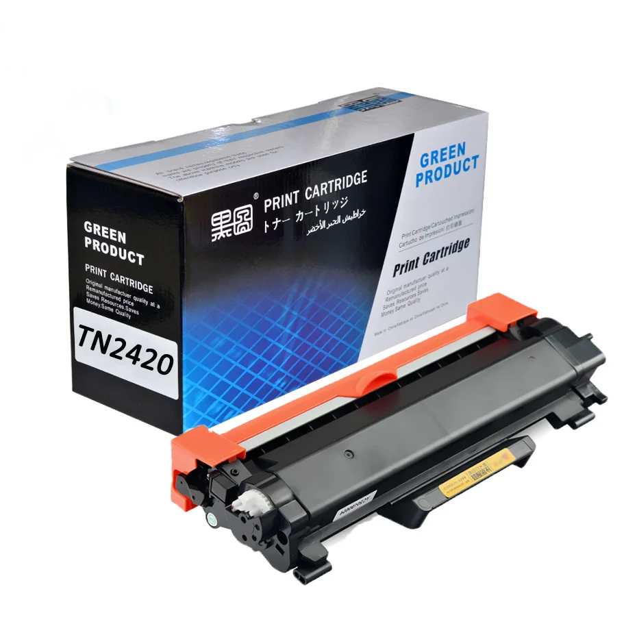 Compatible TN2420 TN-2420 2410 Toner Cartridge For Brother TN2420  HL-L2350DW 2370DWXL 2390DW 2395DW MFC-L2710DW  With Chip images - 6