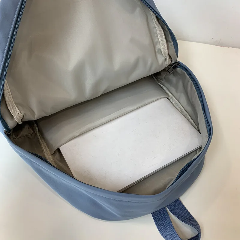 

Classic Travel Mochila Kawaii Waterproof Women Backpack Girls School Bag Fashion Female College Bookbag Black Nylon Rucksack