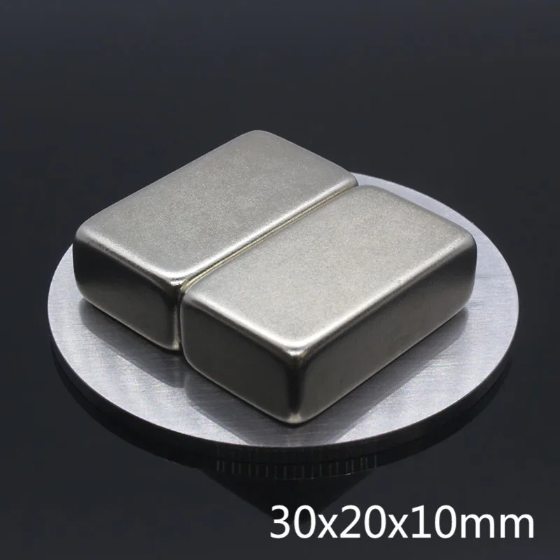 Супермощный кубовидный Блок N35 редкоземельный неодимовый магнит 30*20*10 для