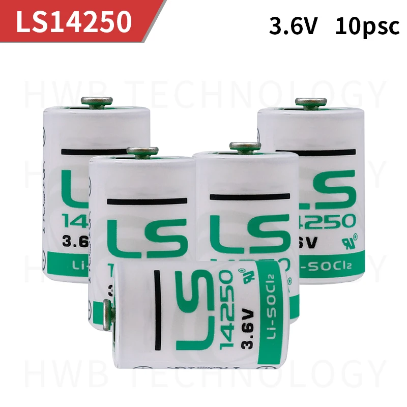 10 упаковок, новое оригинальное Saft LS14250 1/2AA 3,6 V PLC оборудование для промышленной автоматизации, станок с ЧПУ, литиевая батарея