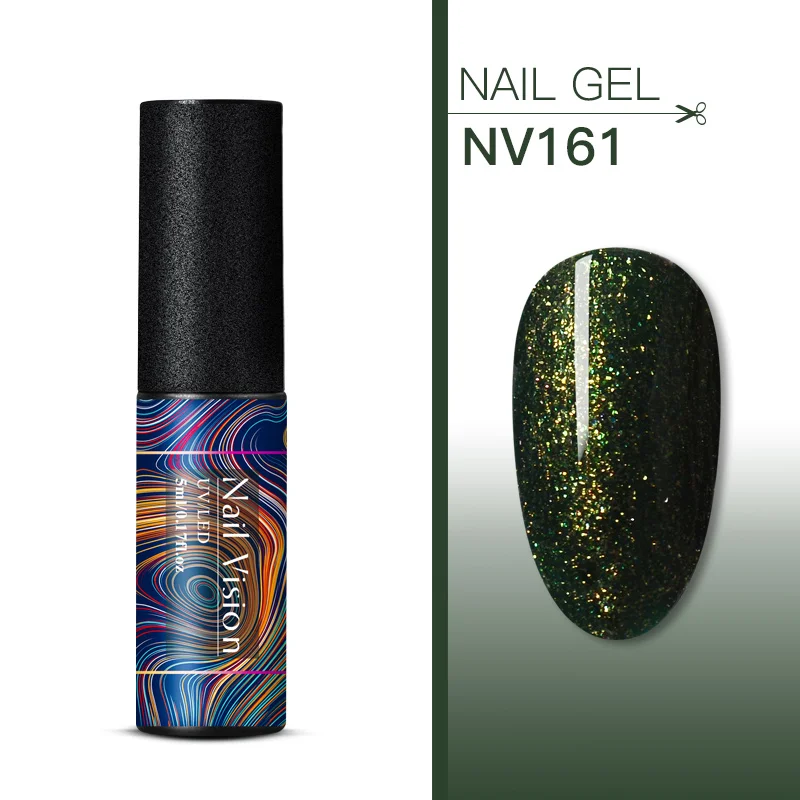 Nail Vision 5 мл УФ-набор гель-лаков для ногтей блестки замачиваются долговечный Гель-лак для ногтей маникюрный лак - Цвет: S06756