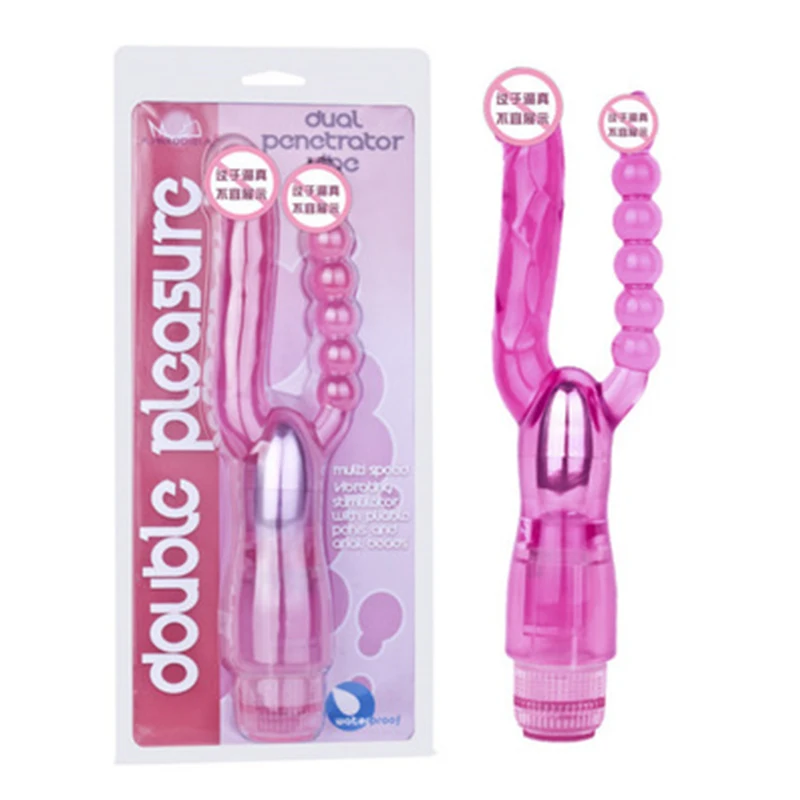 G-spot Anal Plug And Vibrator Rechargeable Dildo Double Penetration Sex Toys For Women Clit Stimulator Fidget Toy Female | Красота и
