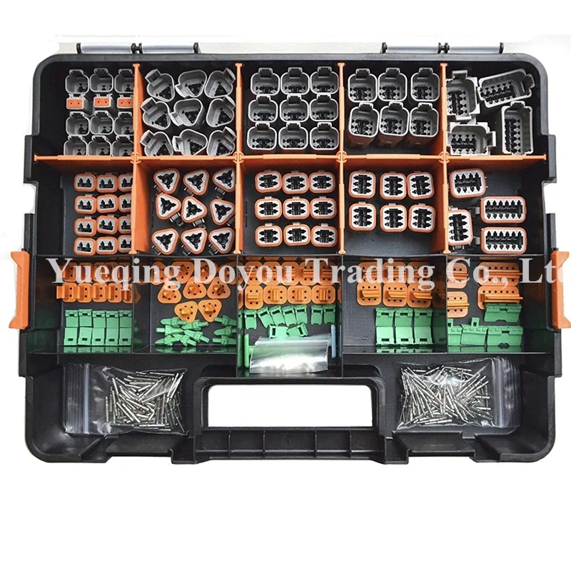 

450 pcs Deustch DT automotive connectors full Kit Stamped Contacts plug case with removal tool 0411-310-1605 0411-291-1405