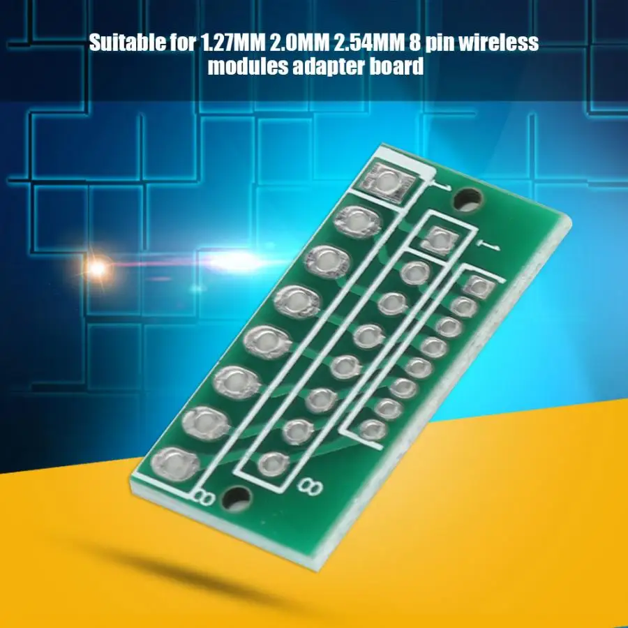 10 шт. 1 27 мм 2 0 54 8 Pin 3 ряда 24 Отверстия плата адаптера для беспроводной адаптер