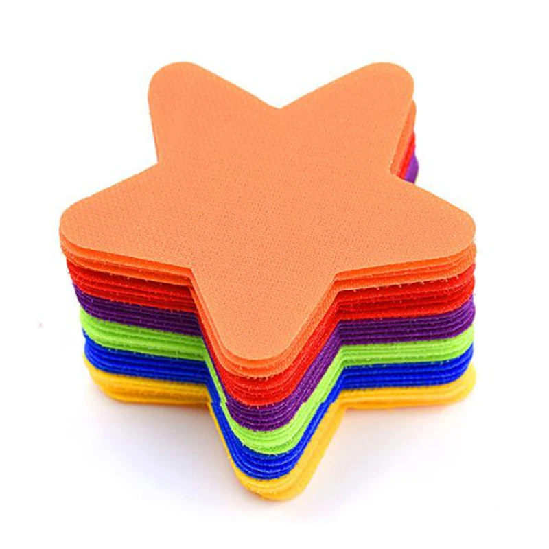 

Sitting Spots(30 Stars)- Carpet Markers for Classroom - Additional Teaching Material and Spot Markers Sit Markers