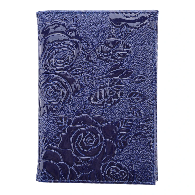 Лидер продаж красная трехмерная тисненая Роза из искусственной кожи Женский