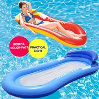 new water hammock recliner inflatable floating swimming mattress sea swimming ring pool party toy lounge bed for swimming