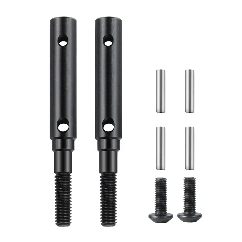 

2 шт. стальной передний и задний портал, вал привода, удлиненный 10 мм для Traxxas Trx4 1/10, автомобиль на гусеничном ходу с дистанционным управление...