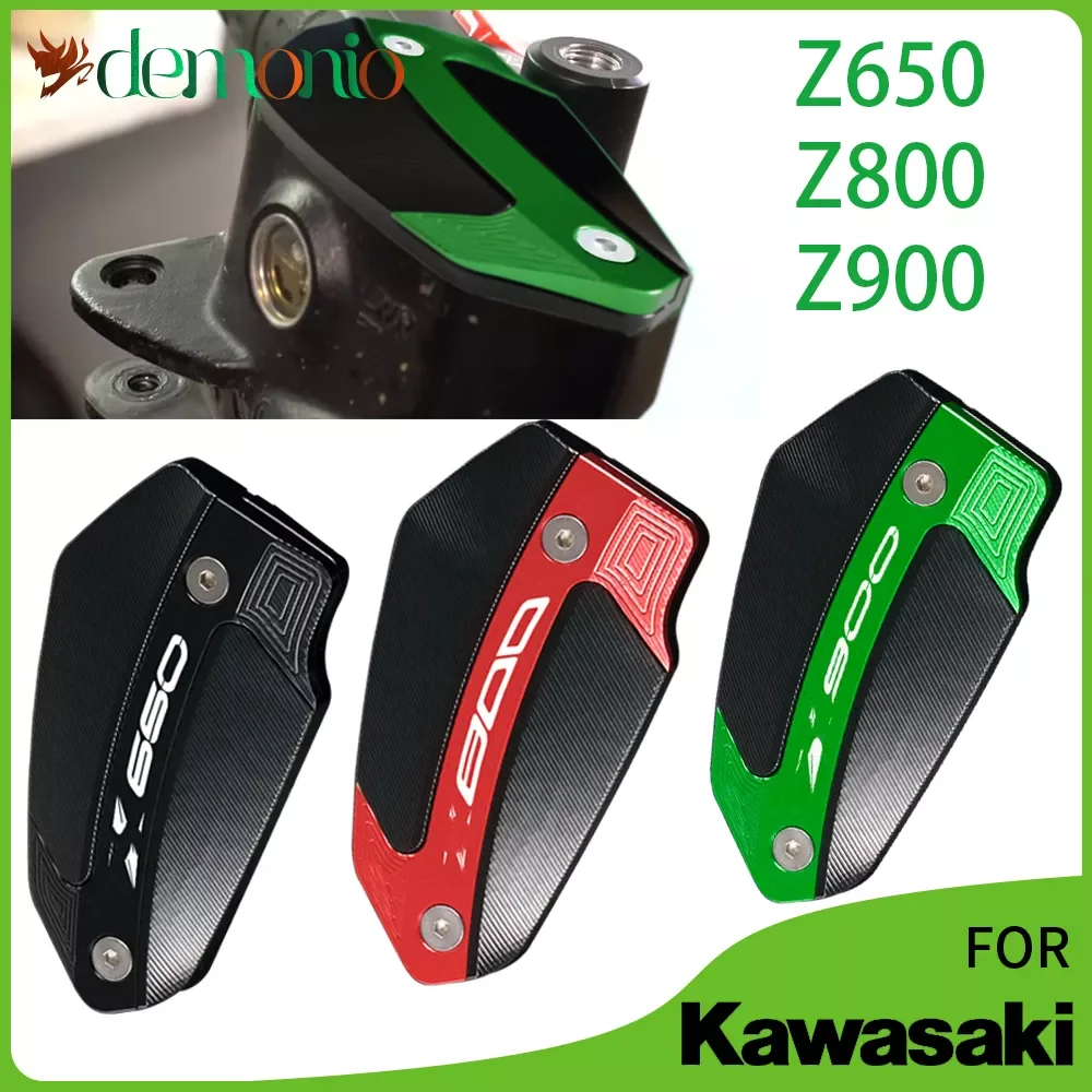 

Алюминиевый передний тормозной резервуар для KAWASAKI Z900 Z650 2017 - 2021 Z800 2013 - 2016 с ЧПУ для мотоцикла бак жидкости масляная крышка чашки Z 900