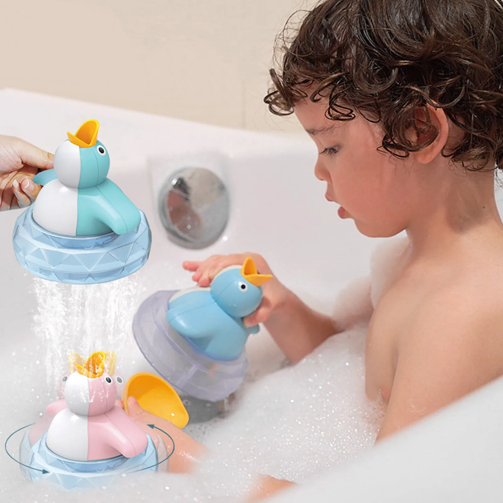 

Penguin Bath Toys Bathtub Toys Baby Bath Toys With Music Glow Beach Toys For Sand Beach Toys For Kids Fun