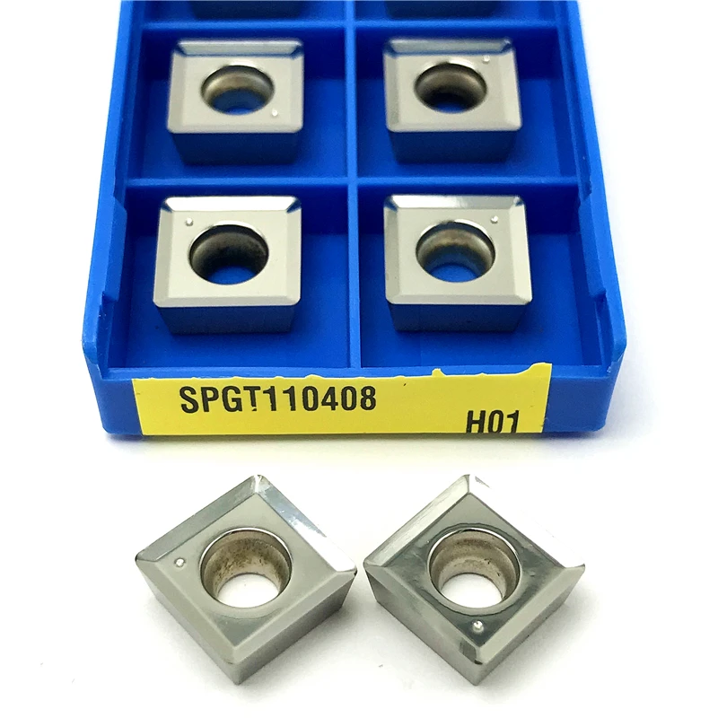

SPGT110408 H01 Aluminum inserts Cutting tool indexable turning tool CNC Copper and aluminum processing turning insert