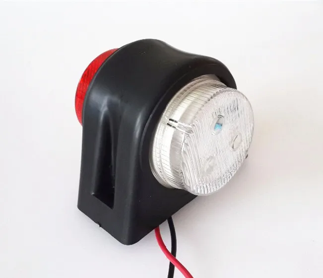 1 пара 2 ''10-30 V светодиодный резиновый стебель световые маркеры Контурные лампы индикаторные огни внешние фонари заднего хода для прицепов грузовых автомобилей