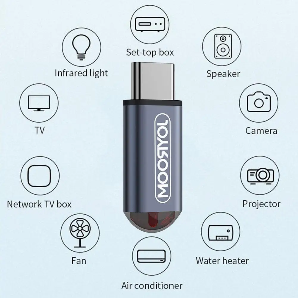 

IR Appliances Wireless Infrared Remote Control Adapter Mobile Infrared phone Transmitter For Micro USB/Type-C