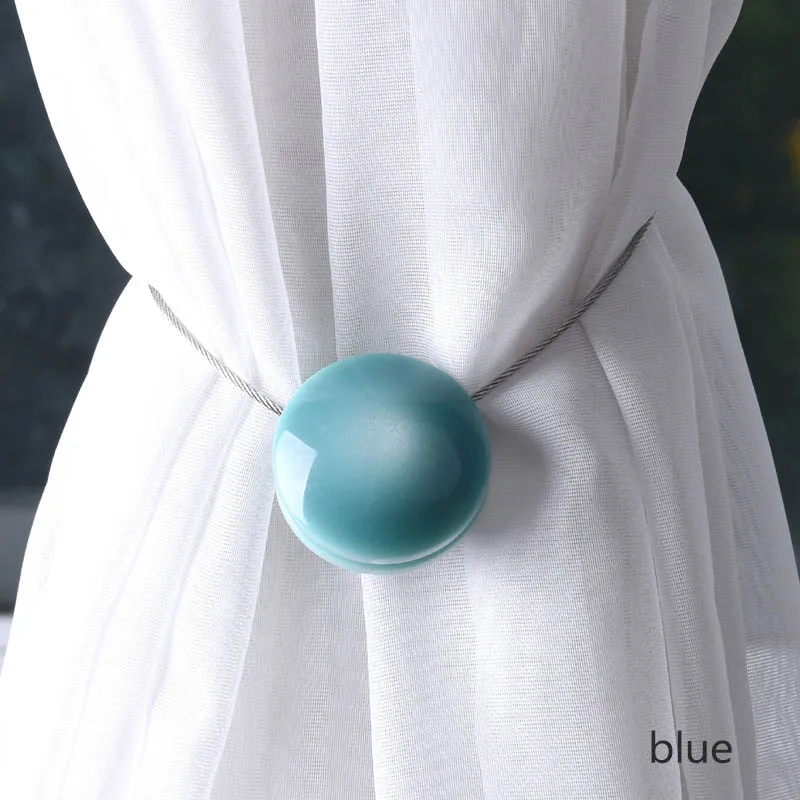 Ремни для штор завязываемые резиновые домашние искусственные магнитные простые