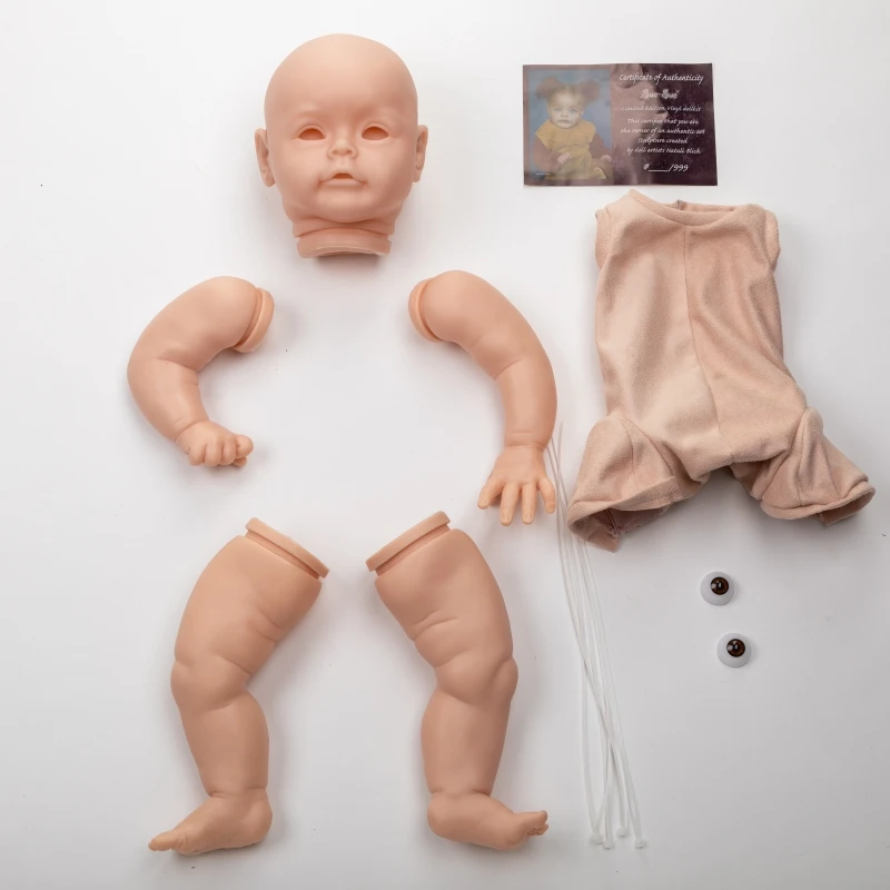 NPK 22-дюймовая Кукла reborn supply kit Poluplar Sue-Sue от NATALI BLICK limited edition с сертификатом
