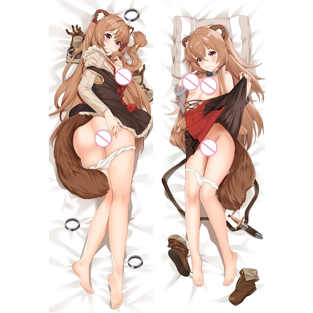 910014 MGF The Rising of the Shield Hero аниме обнимающие Тела Наволочки Чехол Raphtalia - Цвет: 910014
