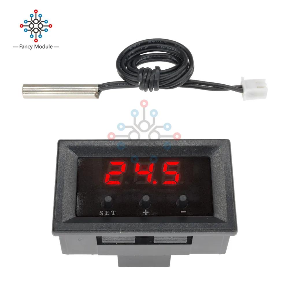 W1209 W1209WK Digital Thermostat Temperature Controller DC 12V Regulator Thermoregulator Thermometer Cool Heat Control Switch |