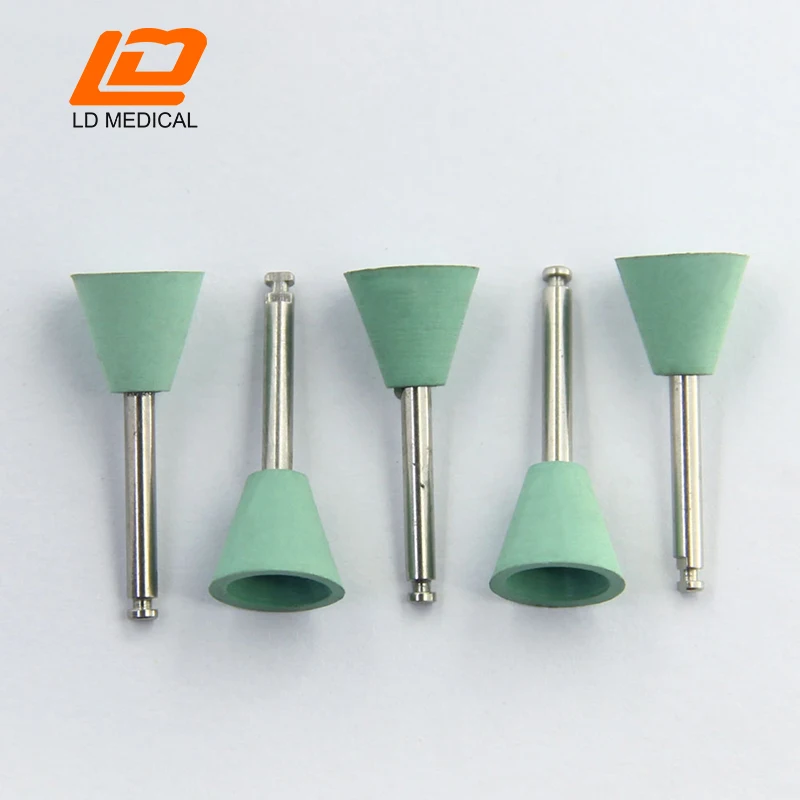 

50pcs/lot Dental Polishing Burs Stones Shank Ar108F Silicon Polisher Low speed Teeth polishing & teeth whitening tools
