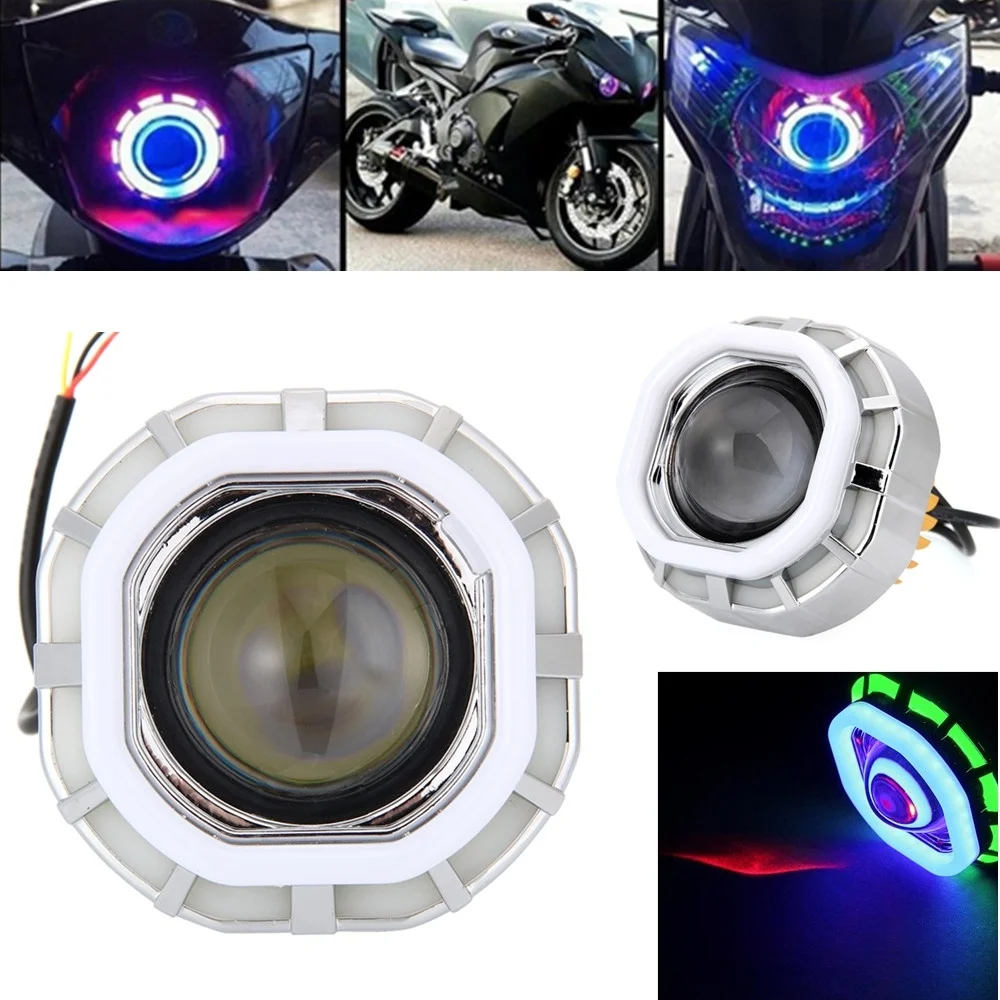 Мотоциклетные яркие фары 2400 лм новое светодиодный ное освещение красочные