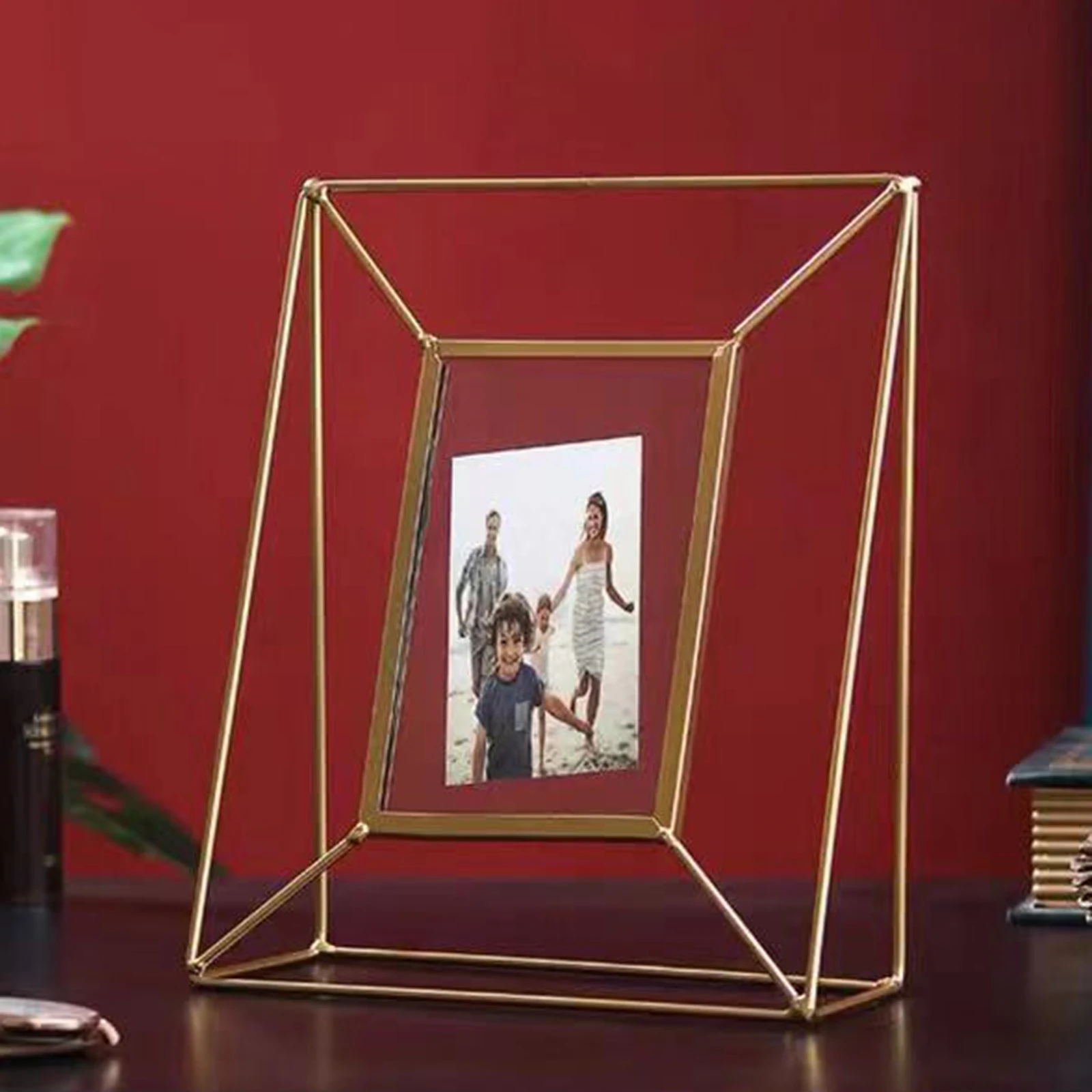 6 &quotПлавающая стеклянная металлическая фоторамка декоративная Современная