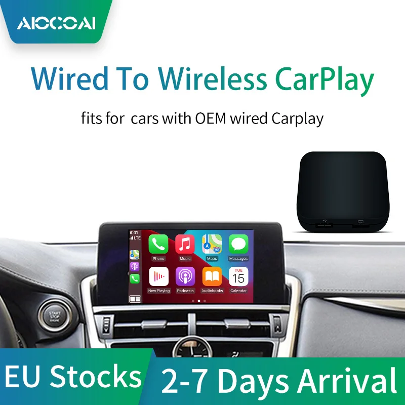 Универсальный беспроводной ключ Carplay для автомобилей с оригинальным проводным