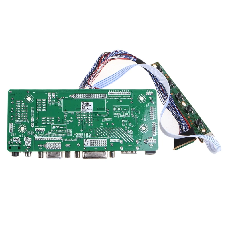 

K3NB VGA HDMI DVI LCD Controller Driver Board for 1600x900 17.3 Inch LP173WD1 LP173WD1 -TLA1 TLN4 WLED LVDS Panel DIY Repair