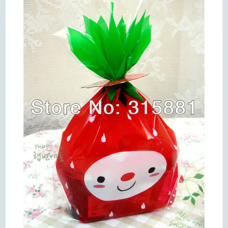 Целлофановые мешки для клубники 12х19 см 300 шт./лот|lot|lot lotlot bag |