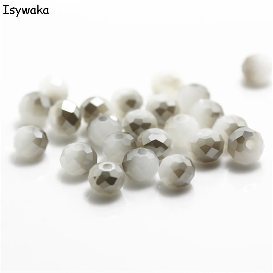 300 шт. стеклянные бусины с гранями 4 Х6 мм|Бусины| |